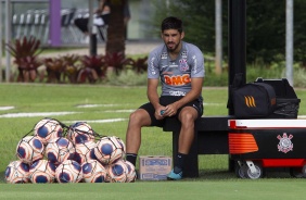 Bruno Mndez durante o treino da manh desta sexta-feira