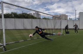 Cssio durante o treino da manh desta sexta-feira