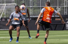 Dav durante o treino da manh desta sexta-feira