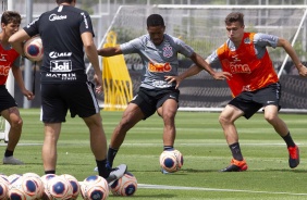 Dav e Piton durante o treino da manh desta sexta-feira