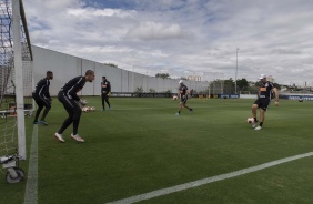 Filipe e Guilherme durante o treino da manh desta sexta-feira