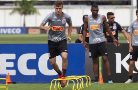 Piton e Marllon durante o treino da manh desta sexta-feira