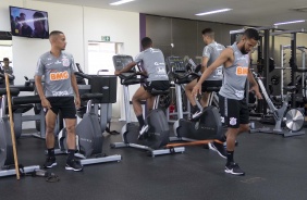 Everaldo e Madson na academia do CT