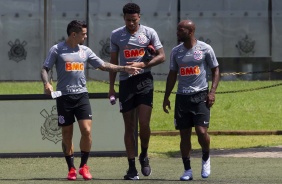 Fagner, Gustavo e Vagner Love no CT Joaquim Grava