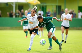 Gabi Portilho fez sua estreia pelo Corinthians na partida contra o Palmeiras