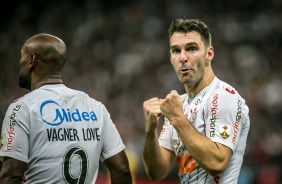 Boselli comemora seu gol nesta quarta-feira pela Libertadores contra o Guaraní