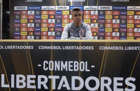 Cantillo falou com a imprensa antes do treino desta terça-feira