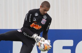 Guilherme durante o treino desta terça-feira