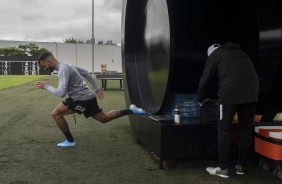 Michel Macedo durante o treino desta terça-feira