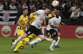 Boselli em ação durante o jogo contra o Guaraní