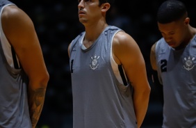 Fischer antes do jogo contra o Rio Claro