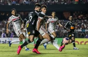 Fagner durante o clssico contra o So Paulo no Morumbi