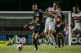 Luan durante o clssico contra o So Paulo no Morumbi