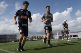 Ramiro durante treino do Corinthians na tarde desta quinta-feira