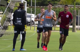 Cássio, Danilo Avelar, Ramiro e Paulinho no CT Joaquim Grava