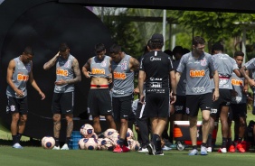 Madson, Luan, Camacho, Gabriel e Boselli em atividade desta terça
