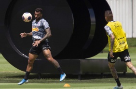 Michel Macedo no treino desta quarta-feira