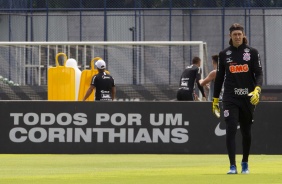 Cssio durante o treino da manh desta quinta-feira