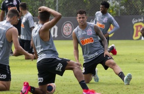 Sidcley durante o treino da manh desta quinta-feira