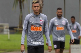 Cantillo durante o treino da manhã desta sexta-feira