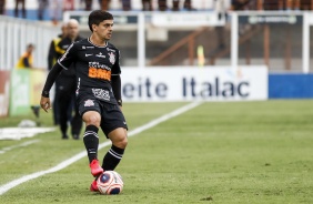 Fagner durante a partida contra o Água Santa, pelo Paulistão