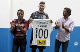 Pedro Henrique completou 100 jogos com a camisa do Corinthians