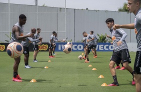 Angelo raos e Yony Gonzlez treinam juntos nesta segunda-feira