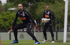 Walter e Guilherme Vicentini em treinamento no CT