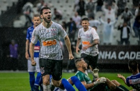 Boselli  marcou o gol de empate do Corinthians contra o Santo Andr