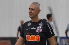 Tiago Nunes no CT Joaquim Grava nesta terça