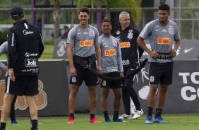 derson e Avelar durante o treino fechado desta tera-feira