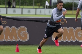 Gabriel durante o treino fechado desta tera-feira