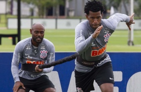 Gil e Love durante o treino fechado desta tera-feira