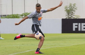 Cantillo durante o treino desta quarta-feira