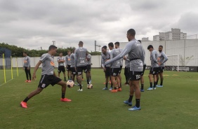Jogadores do Timão treinaram na manha desta quarta-feira