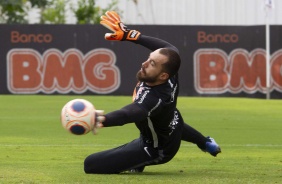 Walter durante o treino desta quarta-feira