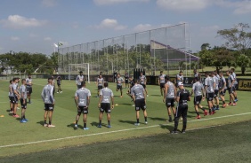 Comandados de Tiago Nunes treinam visando confronto contra o Novorizontino