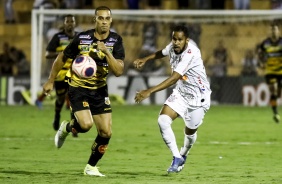 Everaldo durante o jogo contra o Novorizontino