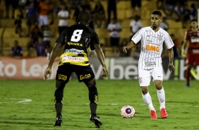 Gabriel durante o jogo contra o Novorizontino