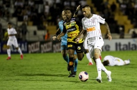 Luan durante o jogo contra o Novorizontino