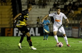 Lucas Piton durante o jogo contra o Novorizontino