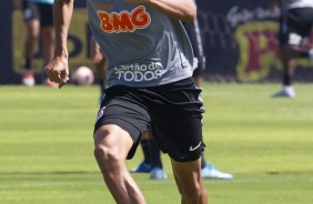 Colombiano Vctor Cantillo em ao no treino desta quarta