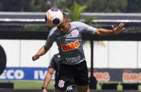 Janderson durante o treino desta quinta-feira