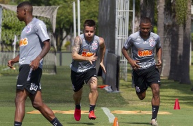 Ramiro durante treino desta quarta-feira no CT