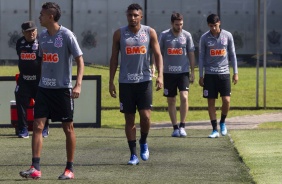 Cantillo, derson, Boselli e Araos no CT Joaquim Grava