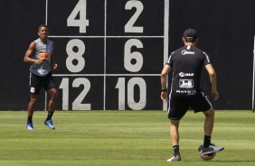 Matheus Davó no CT nesta sexta-feira