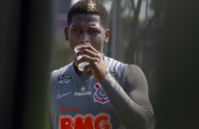 Yony González em treino desta sexta-feira