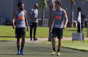 Everaldo e Mateus Vital no CT Joaquim Grava neste sbado