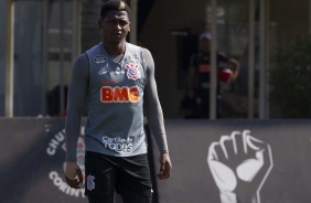 Yony Gonzlez em treino deste sbado