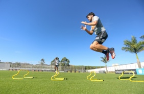 Treino da manh desta quarta-feira